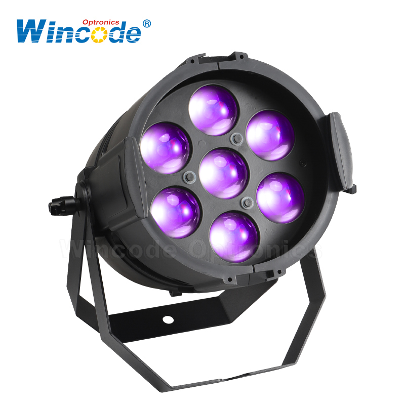 7×40W RGBW 4 in 1 LED Rush Zoom Par-licht 