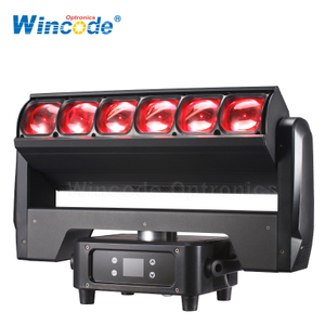 6 × 60W LED-pixelzoombalk Bewegend hoofdlicht 